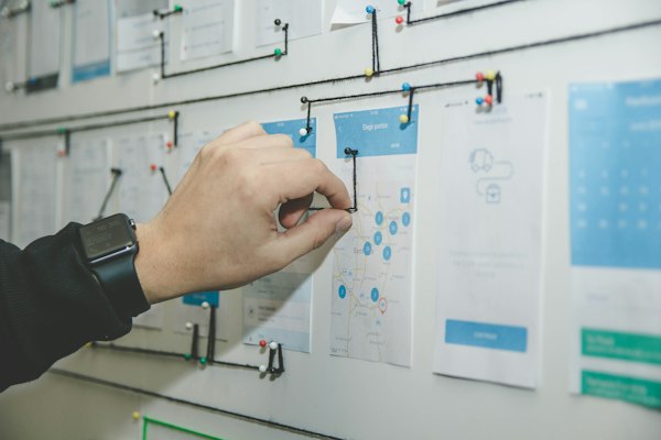 Sticky notes planning